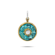 Infinite Sky Turquoise Amulet Medallion