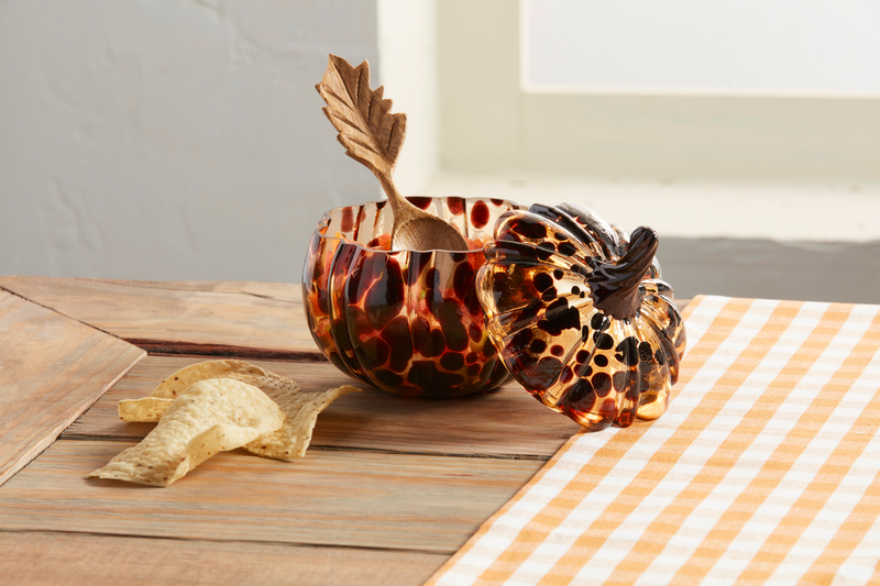 Tidbit Serving Set- Tortoise Pumpkin