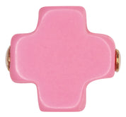 egirl signature cross bracelet gold-bright pink