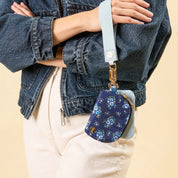 Dynamic Duo Pouch Wristlet- Navy