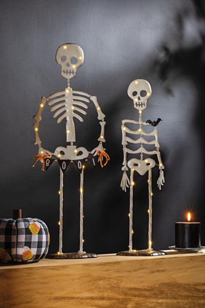 Light Up Skeleton Sitter- Large