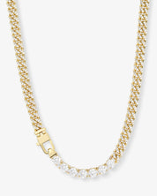 Pave' Julian Loves Diamonds Necklace 16"