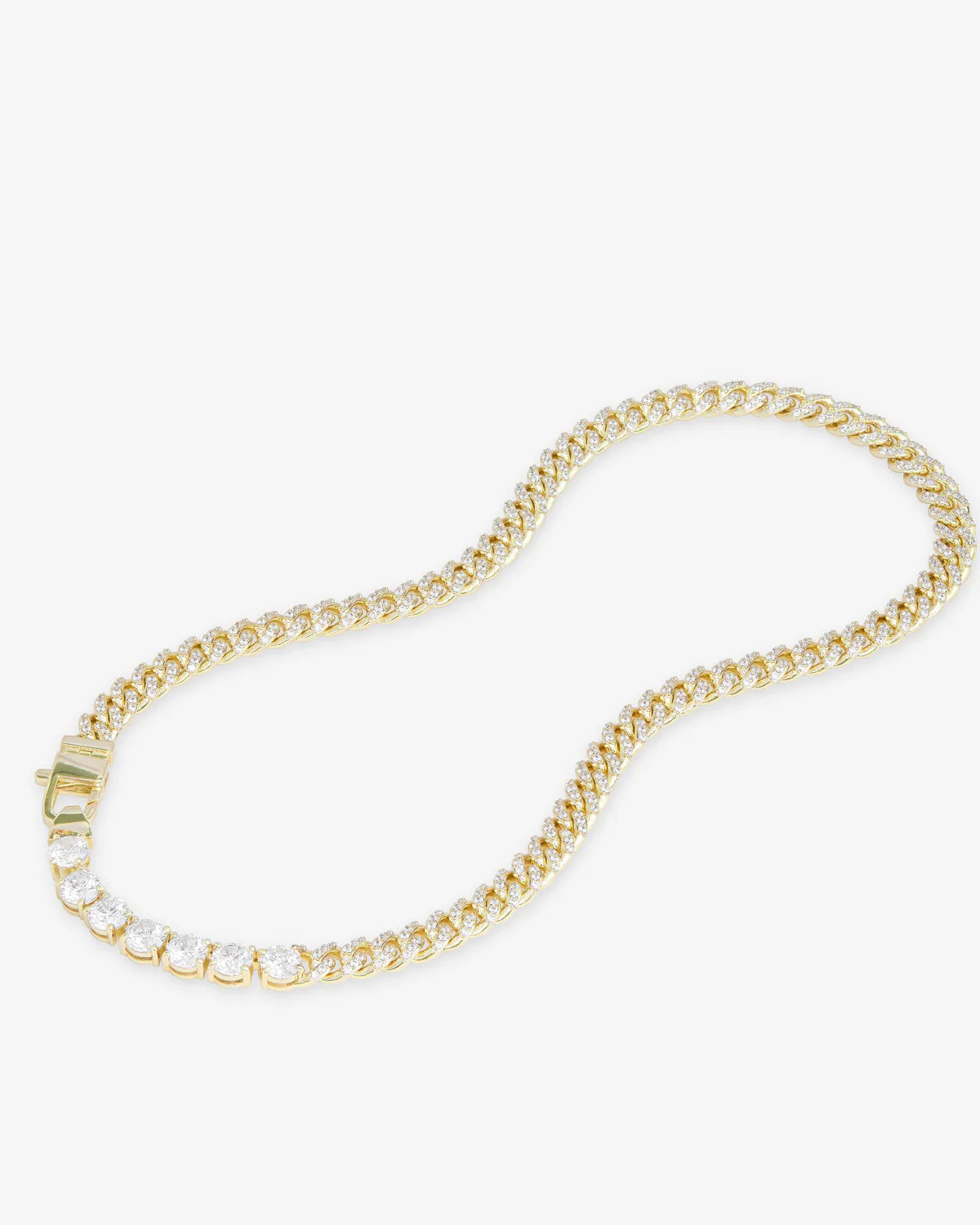 Pave' Julian Loves Diamonds Necklace 16"