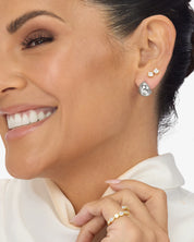Lil’ Norah Earrings- Silver