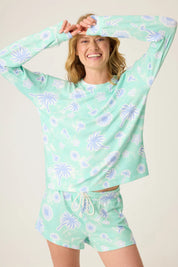 PJ Salvage Vacay Vibes Long Sleeve Top