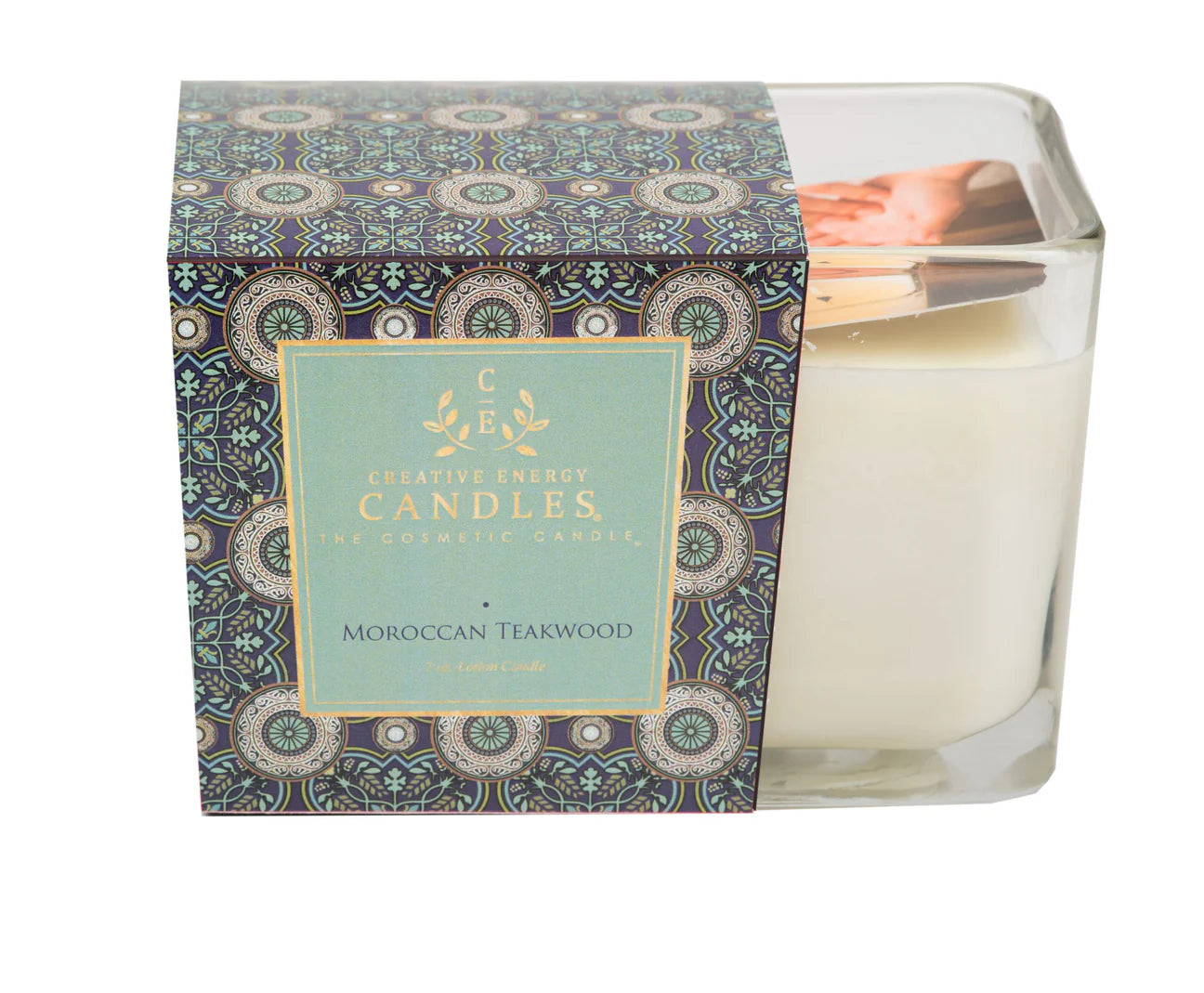 Soy Lotion Candle Moroccan Teakwood- Large