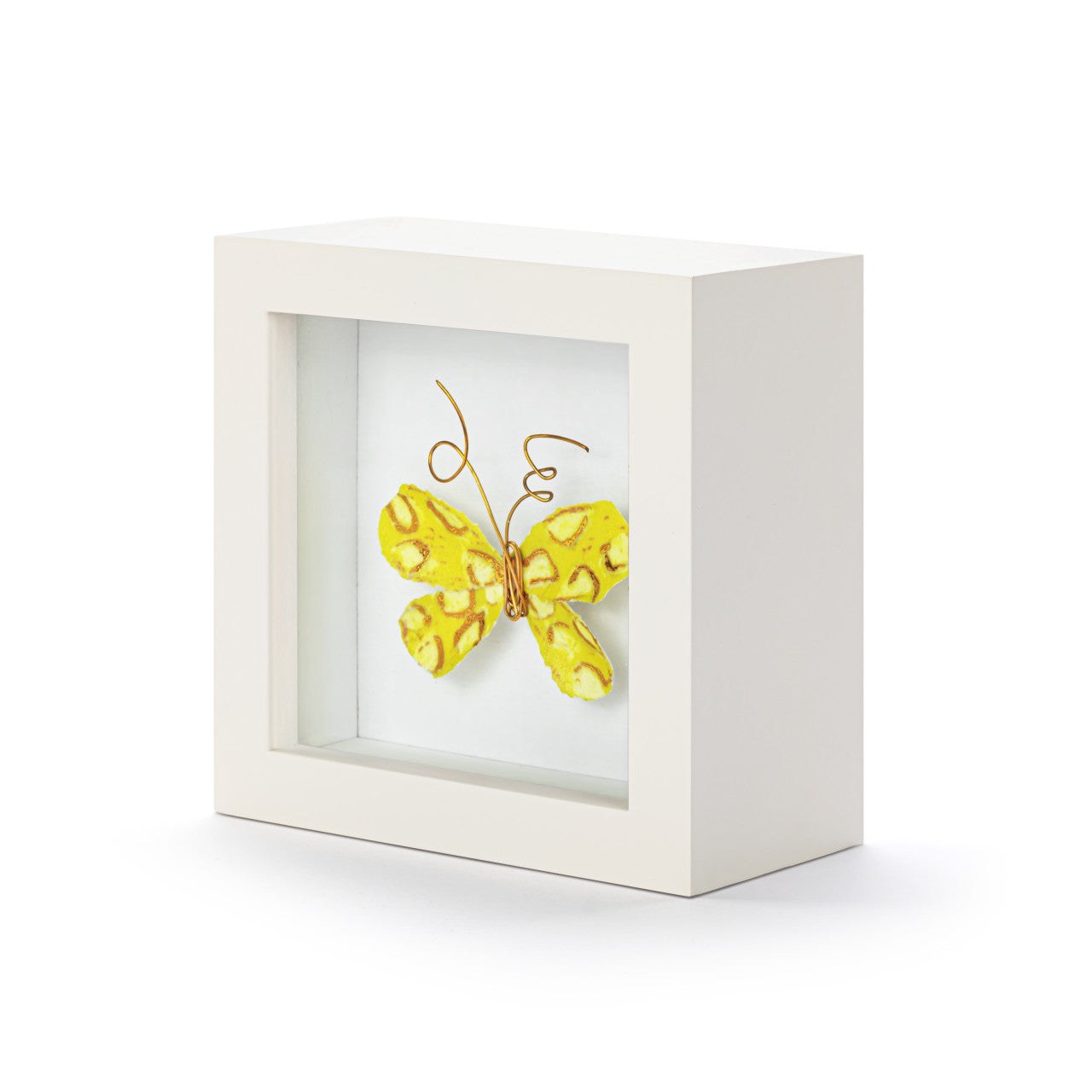 Butterfly Shadow Box 4in- Always My Sunshine Yellow