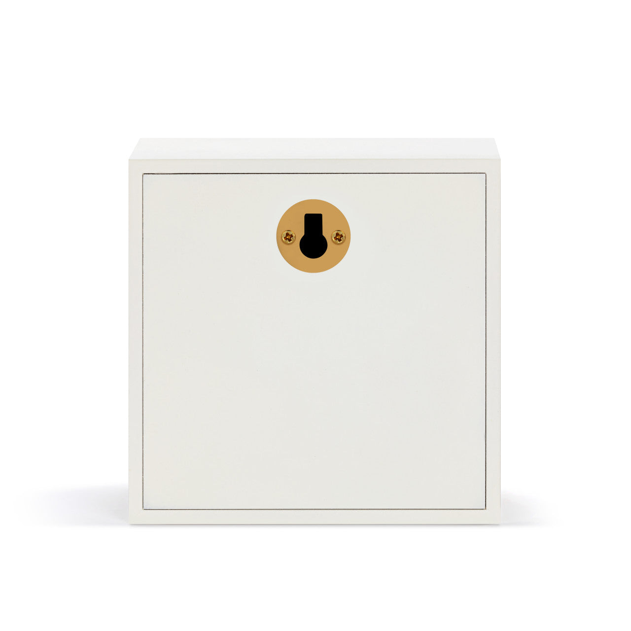 Butterfly Shadow Box 4in- Love From Above White & Gold