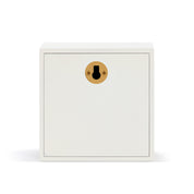 Butterfly Shadow Box 4in- Love From Above White & Gold