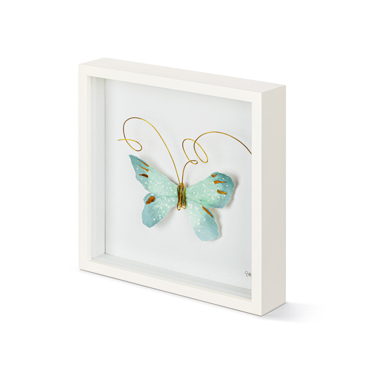 Butterfly Wall Art 10in- Light Blue