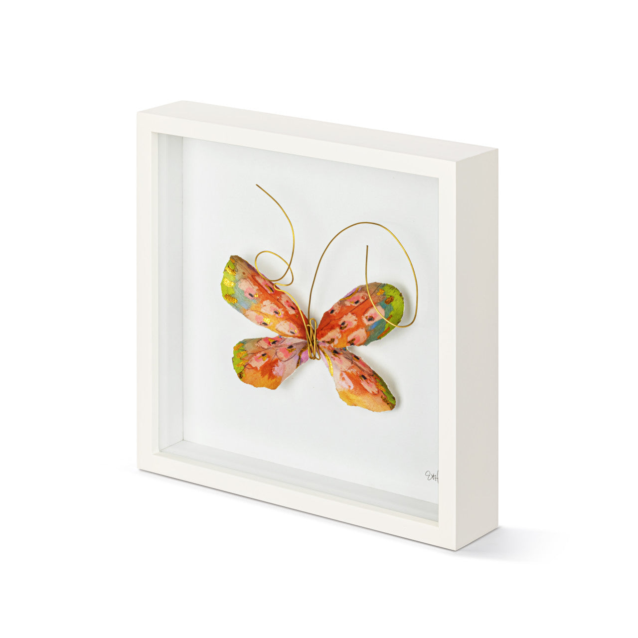 Butterfly Wall Art 10in- Orange