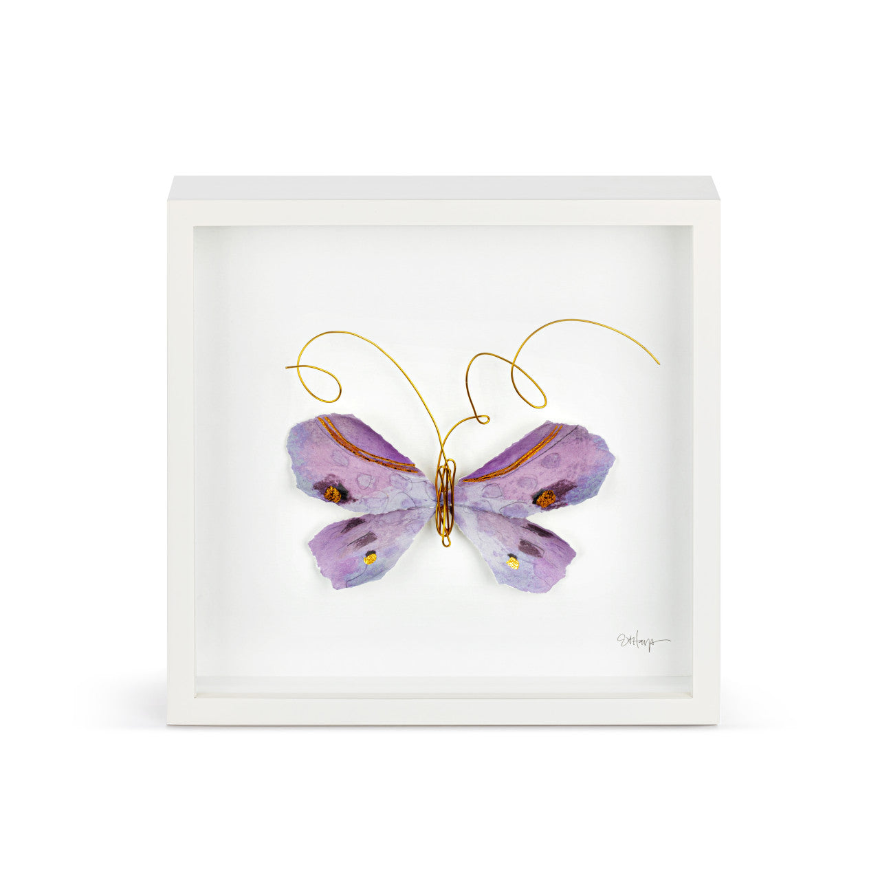 Butterfly Wall Art 10in- Purple
