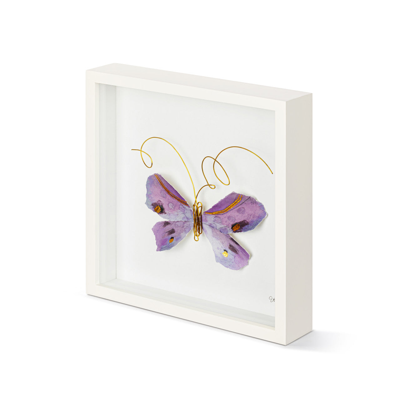 Butterfly Wall Art 10in- Purple