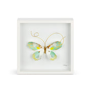 Butterfly Wall Art 10in- Green & White