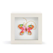 Butterfly Shadow Box 4in- Living Boldly Pink Multi