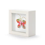 Butterfly Shadow Box 4in- Living Boldly Pink Multi