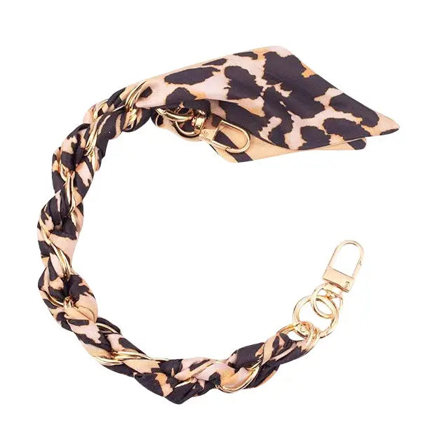 Phone Chain Leopard - Short