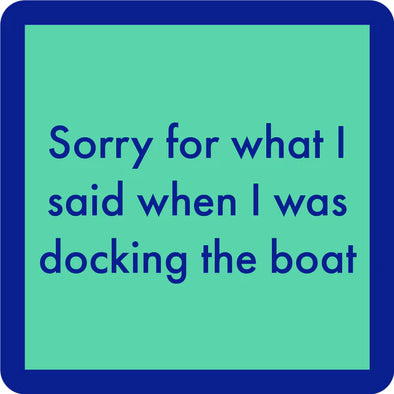 Docking Boat Coaster