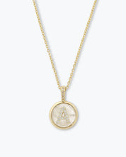 Baby Love Letters Medallion Necklace