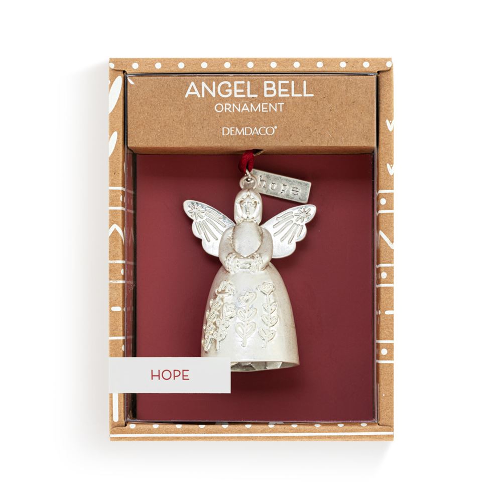 Mini Bell Angel Ornament - Hope