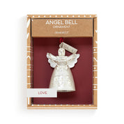 Mini Bell Angel Ornament - Love