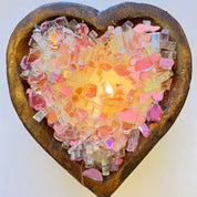Heart Dough Bowl Soy Candle- Fiery Heart
