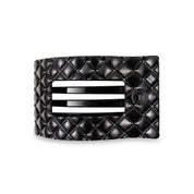 Teleties Flat Rectangle Quilted Hair Clip Medium