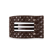 Teleties Flat Rectangle Quilted Hair Clip Medium