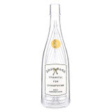 Acrylic Champagne Bottle + Glasses - Thankful