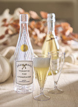 Acrylic Champagne Bottle + Glasses - Thankful