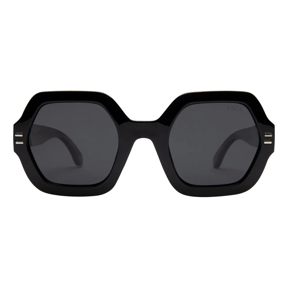 Sunglasses-Joni Black / Smoke Polarized Lens