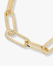 Carrie Pave Chain Link Bracelet