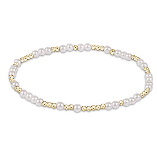 Hope Unwritten Bracelet 3mm - Pearl