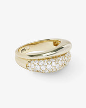 Norah Love a Pave' Double Ring