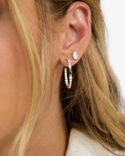 The Maven Hoops 1"- Emerald