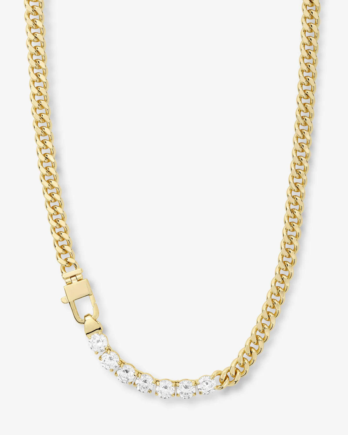 Julian Loves Diamonds Necklace 22" - Gold