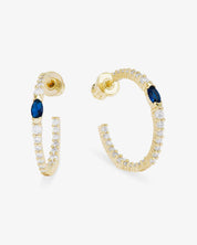 The Maven Hoops 1"- Sapphire