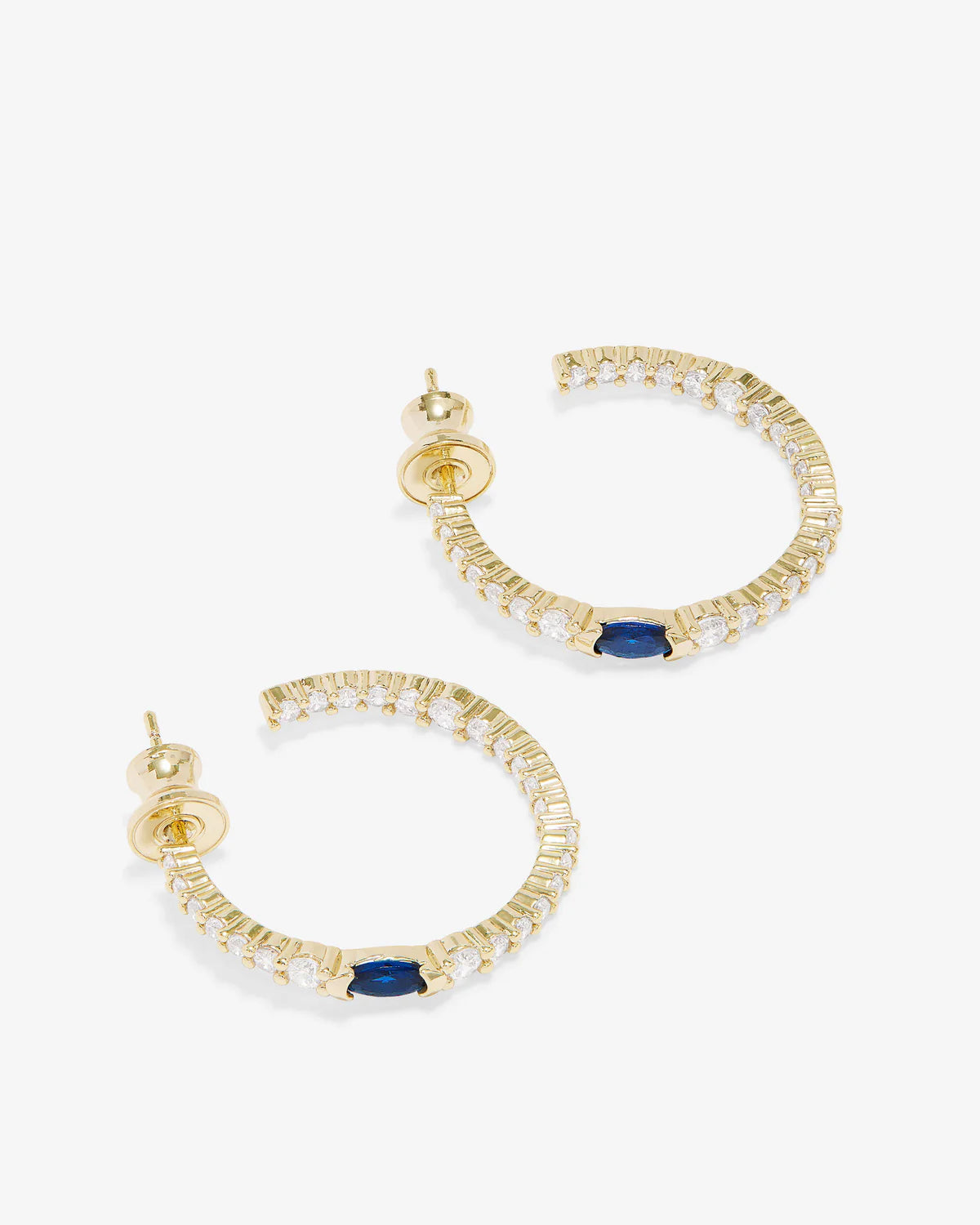 The Maven Hoops 1"- Sapphire