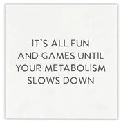 Cocktail Napkins- Fun and Games
