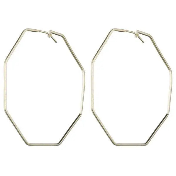 Amber Eternity Hoops- Small