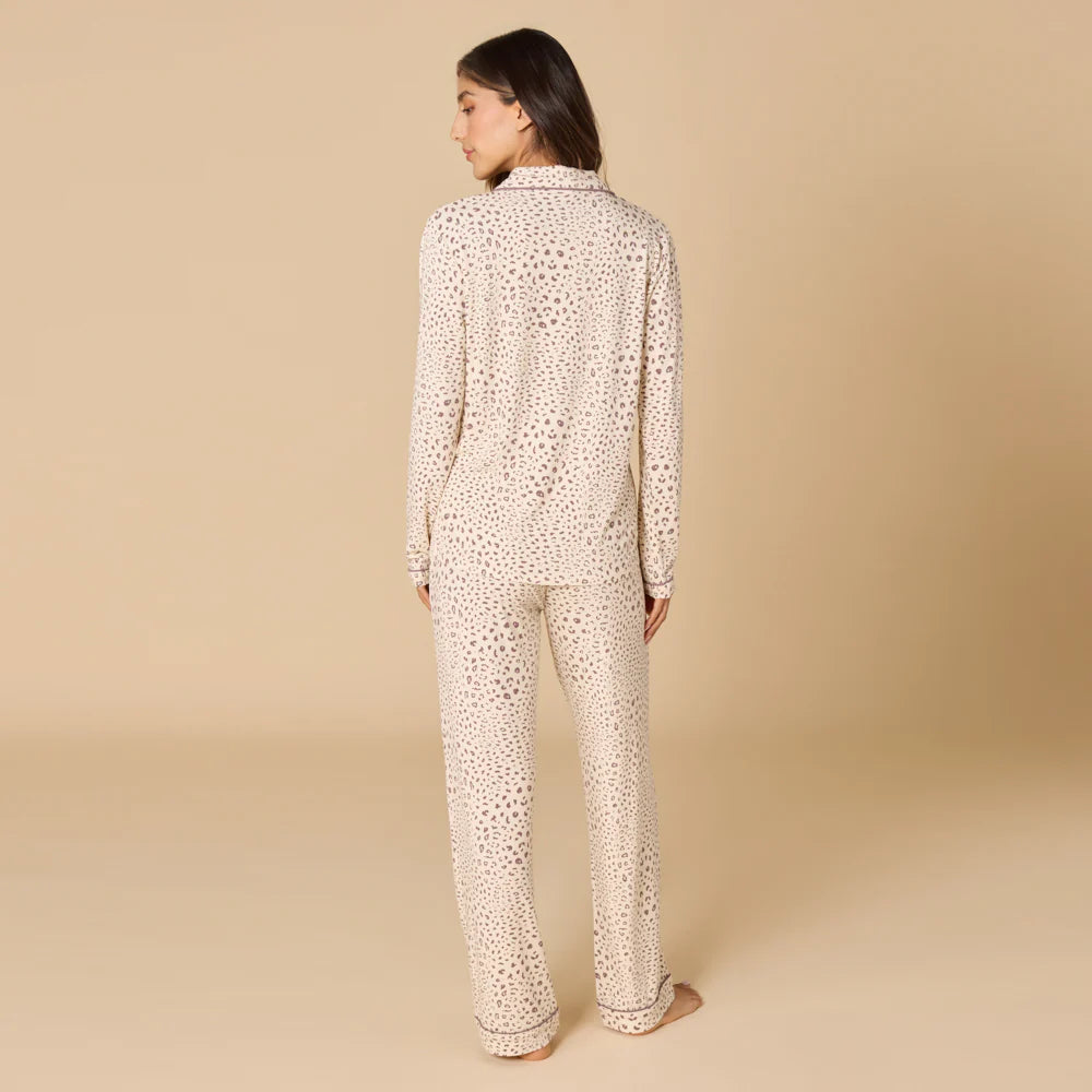 Aria- Slim Notch Collar PJ Set