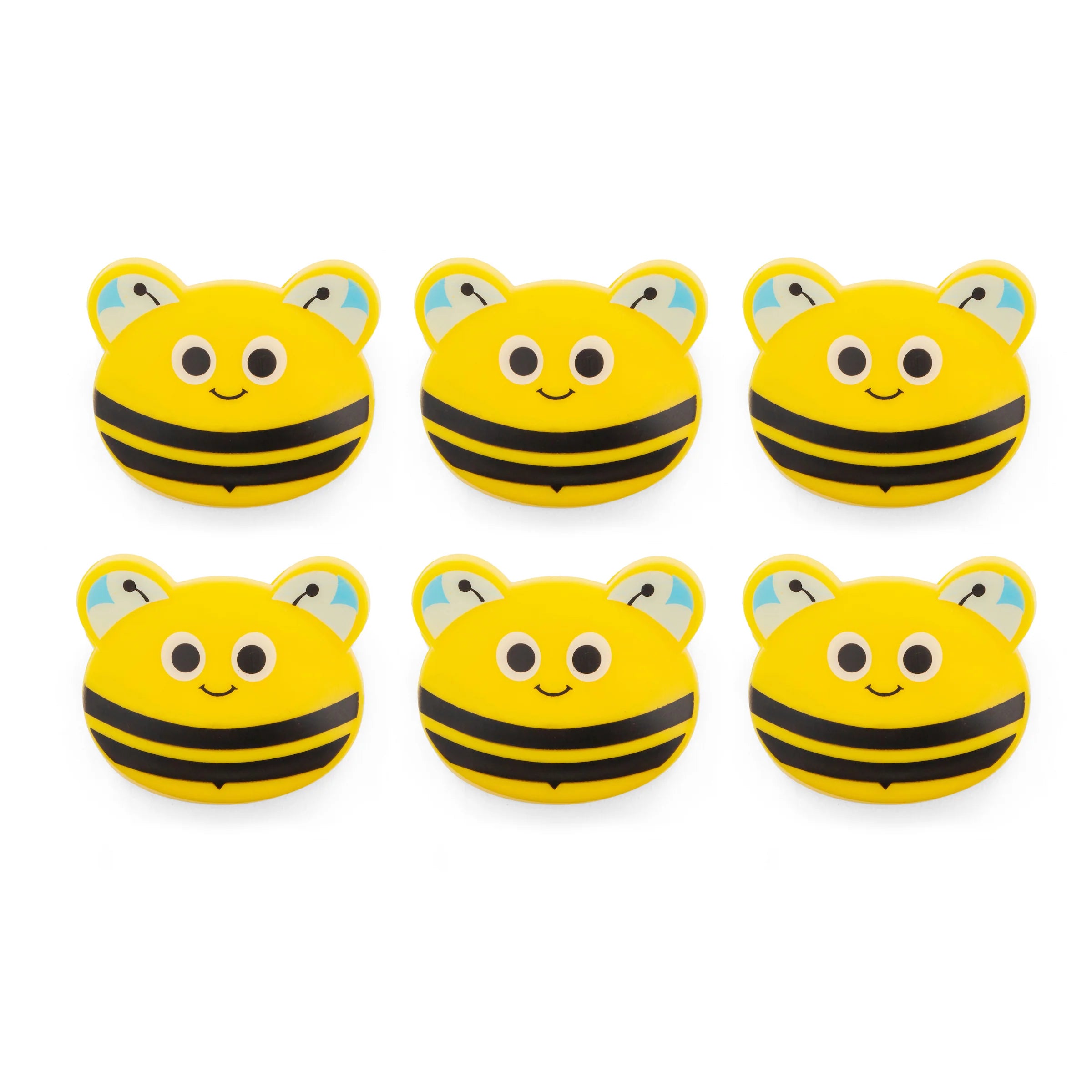 Set of 6 Bag Clips- Bee