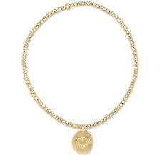 Classic Gold 2mm Bead Bracelet - Inspire Love Small