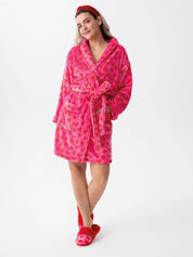 Hearts Bath Robe