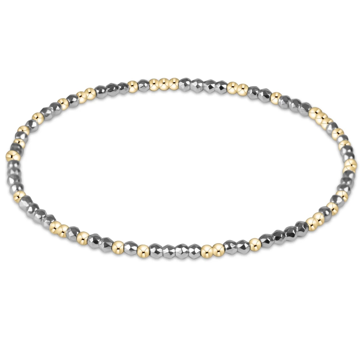 Hope Unwritten Silver Faceted Hematite 2mm