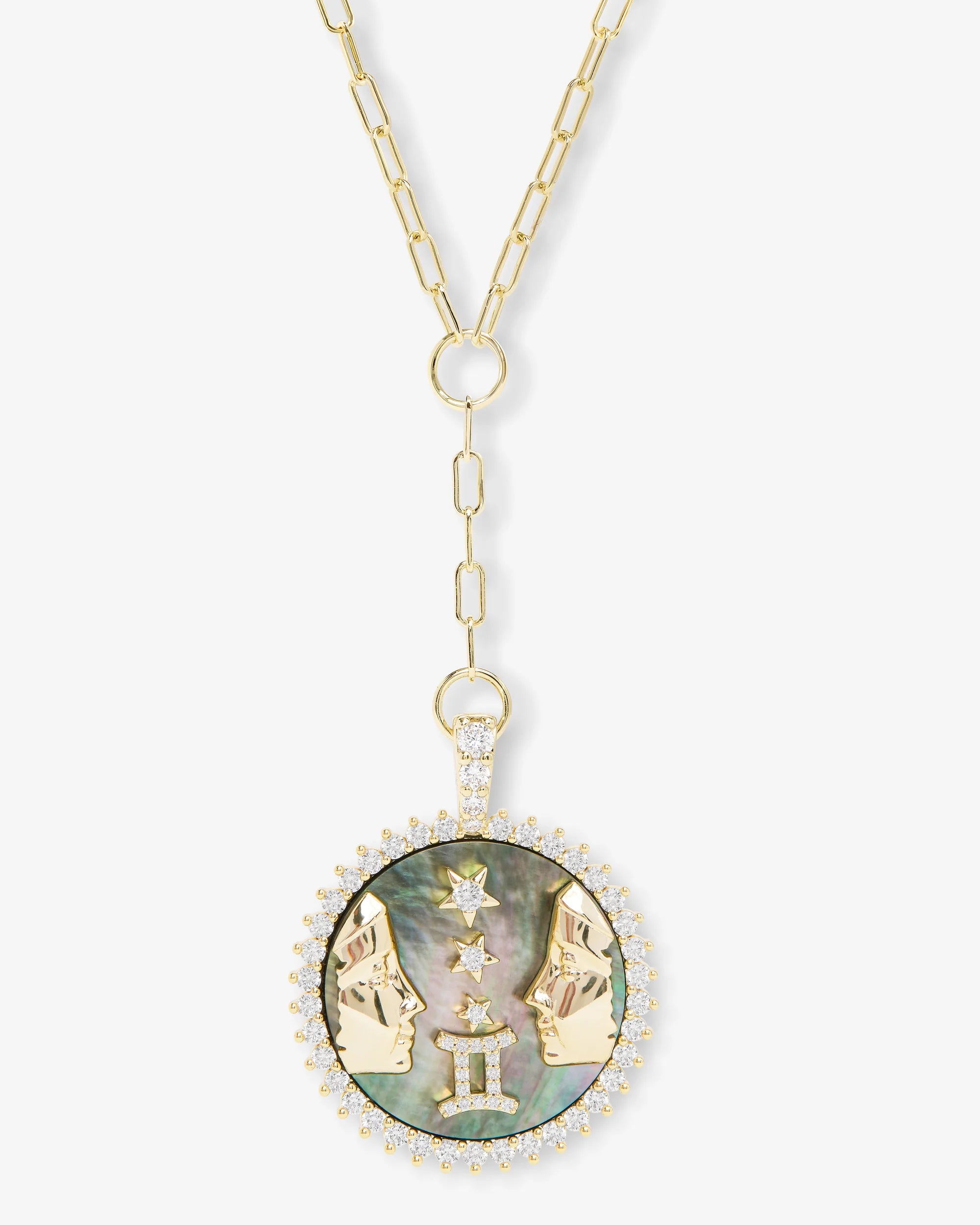 Melinda Maria Zodiac Medallion Necklace