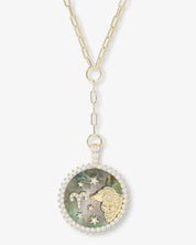Melinda Maria Zodiac Medallion Necklace