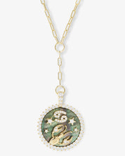 Melinda Maria Zodiac Medallion Necklace
