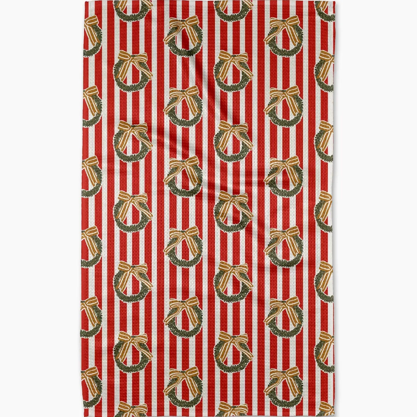 Tea Towel - Red Wreaths