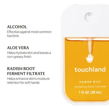 Touchland Hydrating Hand Sanitizer Power Mist / Citrus Grove